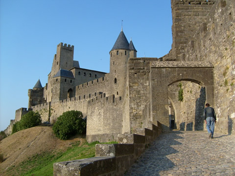 La cité de carcassonne autour de notre location de vacances