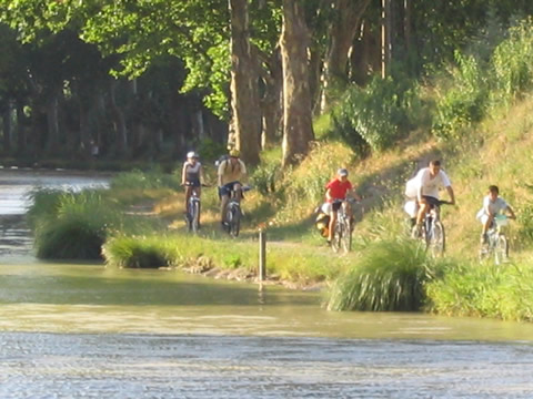 Promenade à vélo sur place autour de notre location de vacances